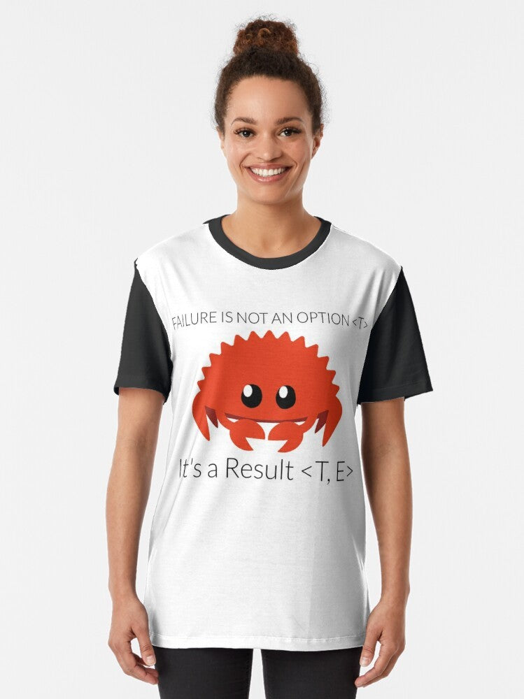 Rust programming language graphic t-shirt for developers and coders - Women