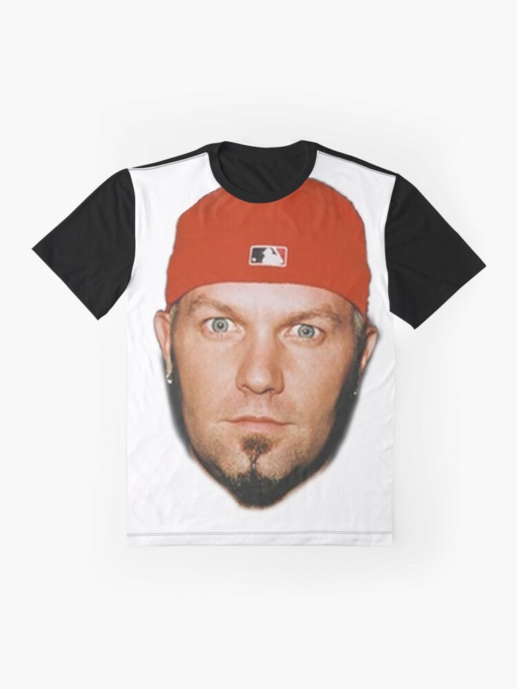 "Fred Durst Limp Bizkit Graphic T-Shirt" - Flat lay