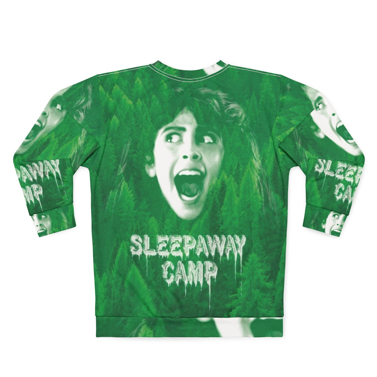 Sleepaway Camp Forest Horror Sweatshirt - Back