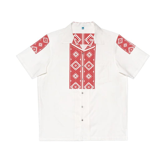 Belarusian pride Hawaiian shirt with Pahonia emblem