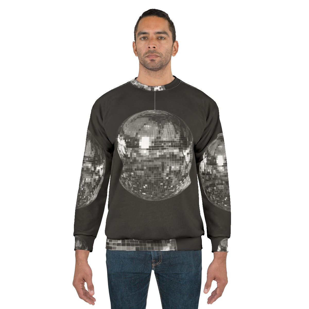 Silver Disco Ball Sweatshirt - men