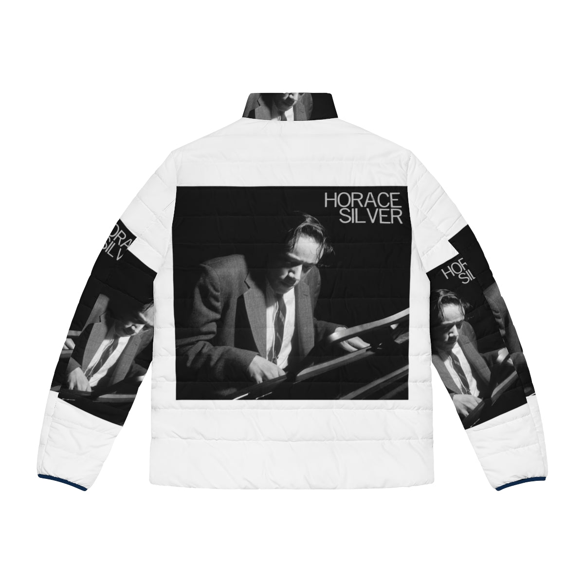 Horace Silver puffer jacket, jazz music inspired - Back