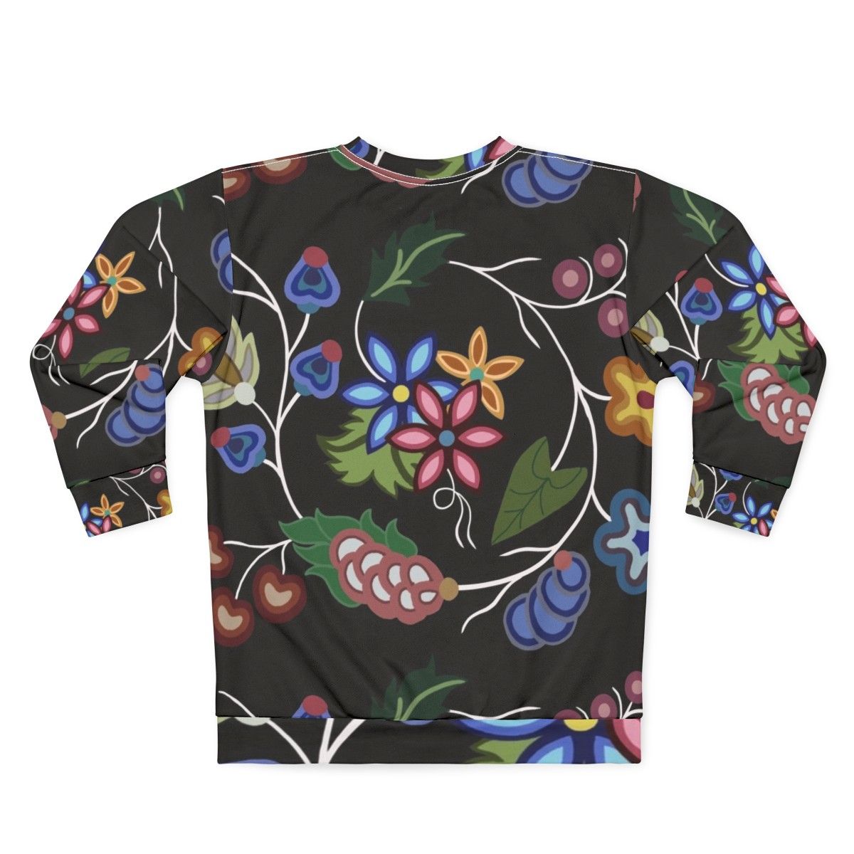 Anishnawbe indigenous sweatshirt with traditional tribal design - Back