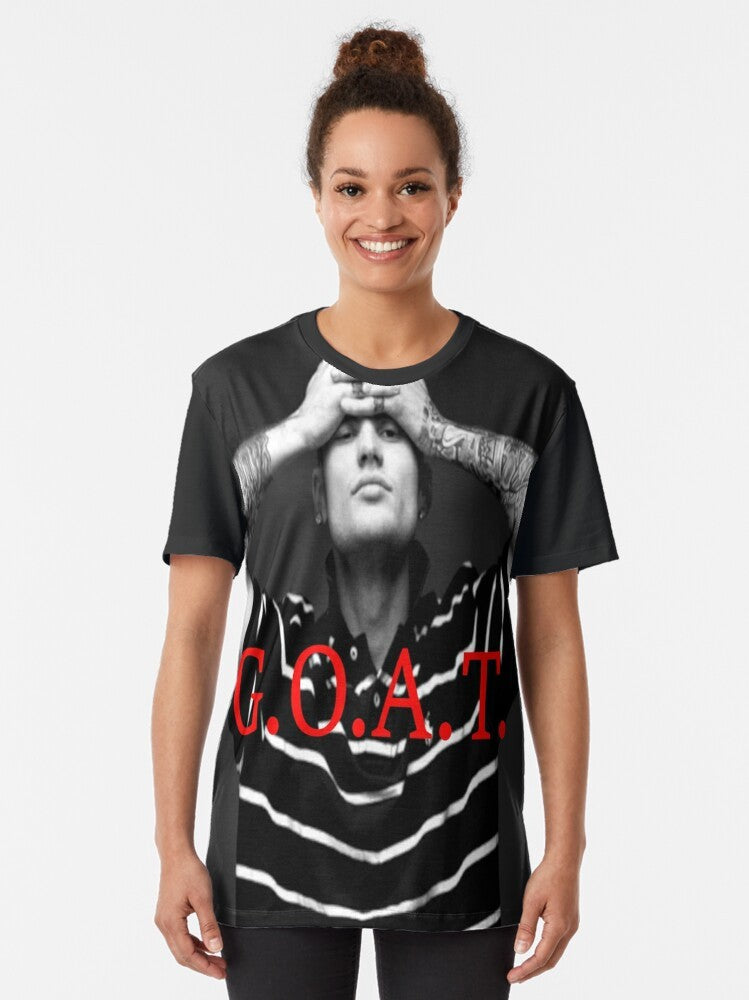 Kerser Rapper Graphic T-Shirt featuring the greatest of all time in Australian rap music - Women