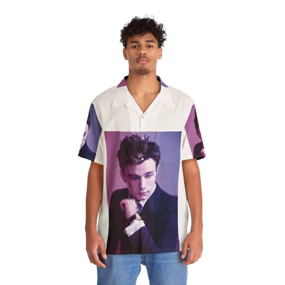 Chris Colfer Inspired Hawaiian Shirt - People Front