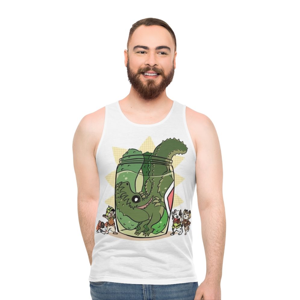 Pickle Monster Unisex Tank Top - men