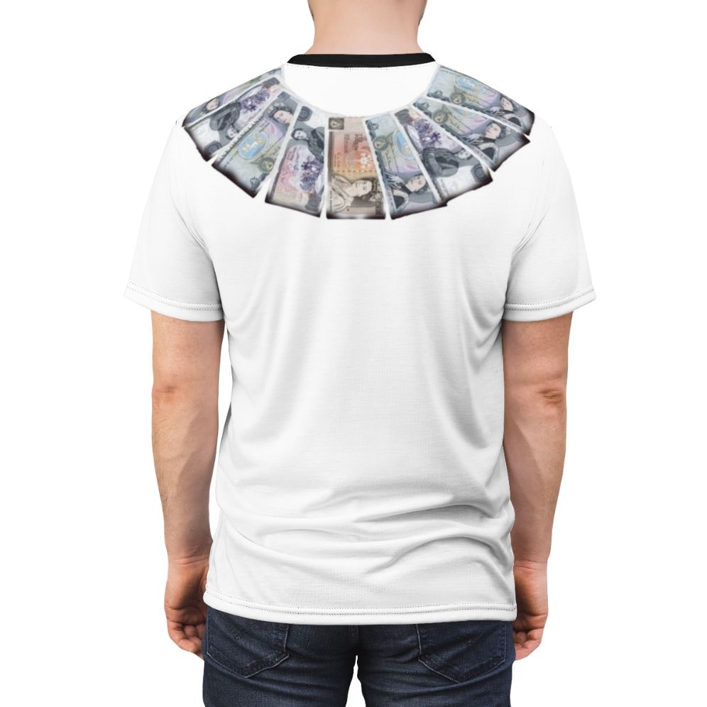 Music Inspired Ian Brown Stone Roses Style Money T-Shirt - men back