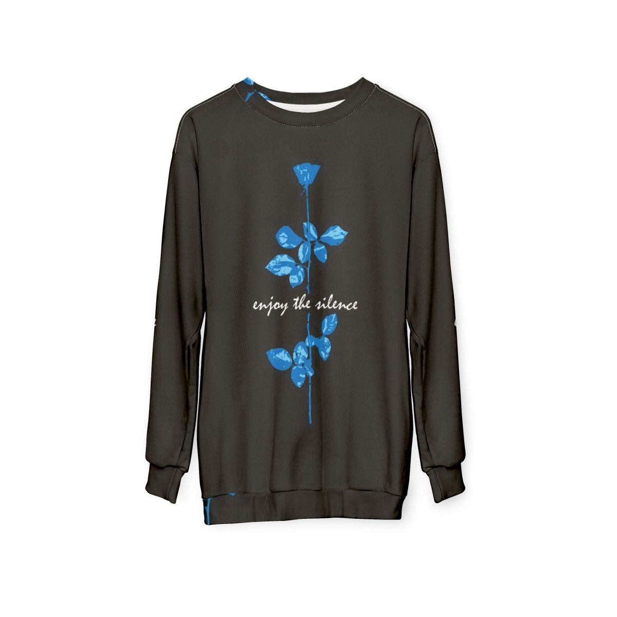 Depeche Mode 'Enjoy the Silence' Blue Sweatshirt - hanging