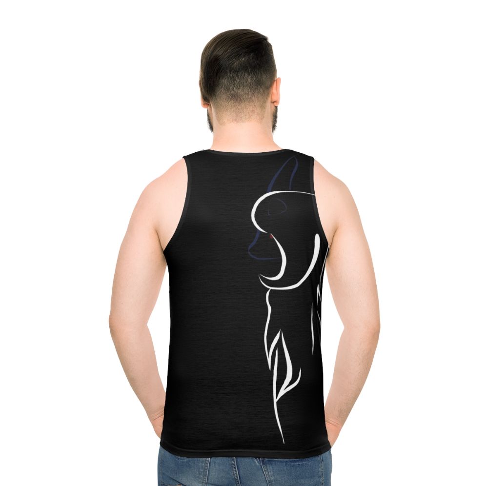 Absol Pokemon Unisex Tank Top - men back