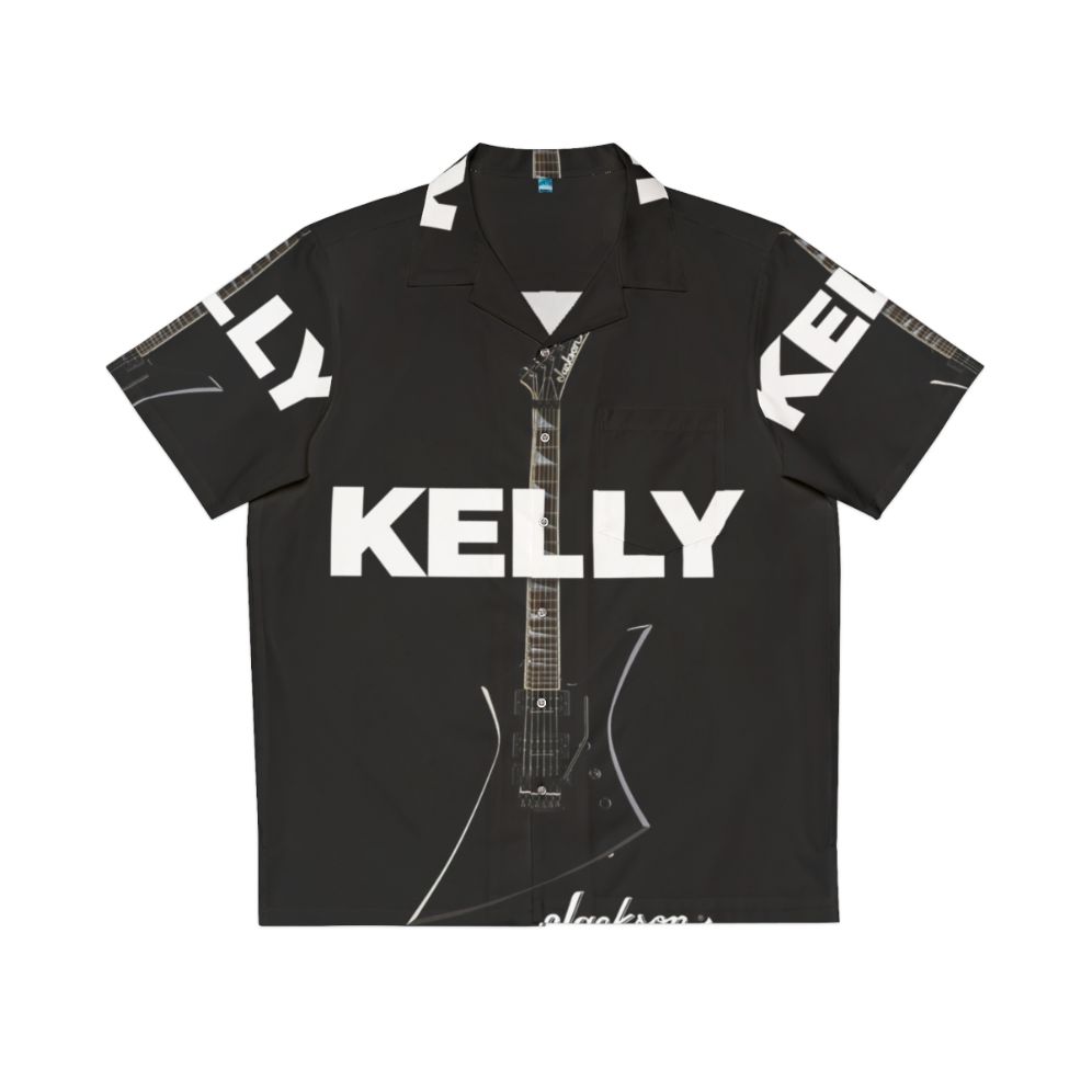 Jackson Kelly Iconic Hawaiian Shirt with Heavy Metal Guitars