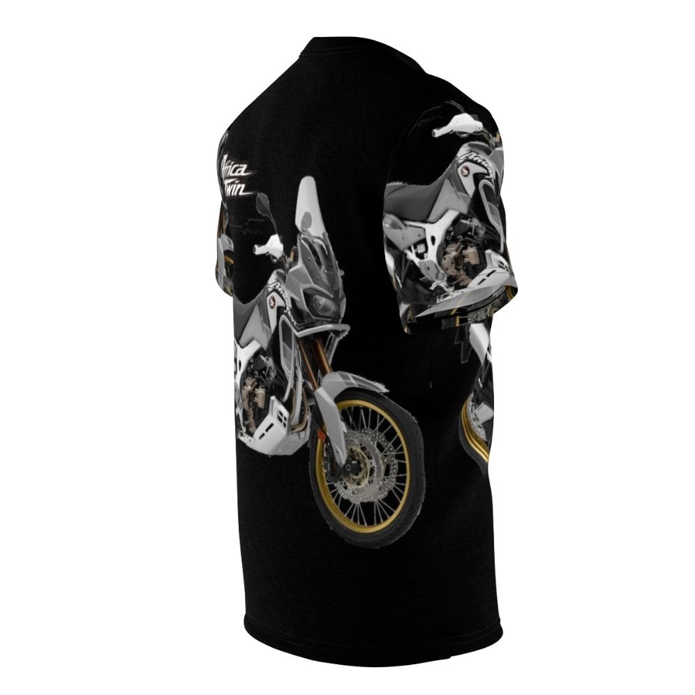 Adventure motorcycle t-shirt for offroad riding and dual sport enthusiasts - men right