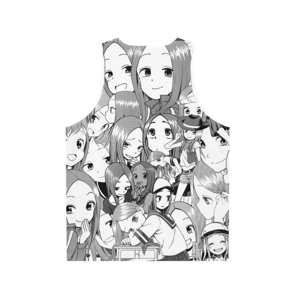 Takagi-san Smug Queen Unisex Anime Tank Top - Back