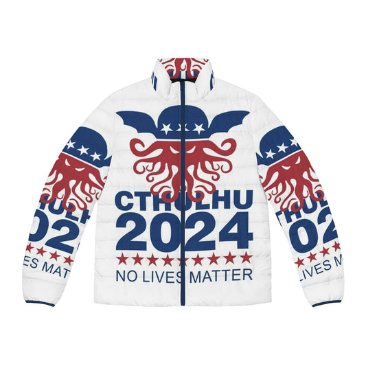 Cthulhu 2024 No Lives Matter Puffer Jacket