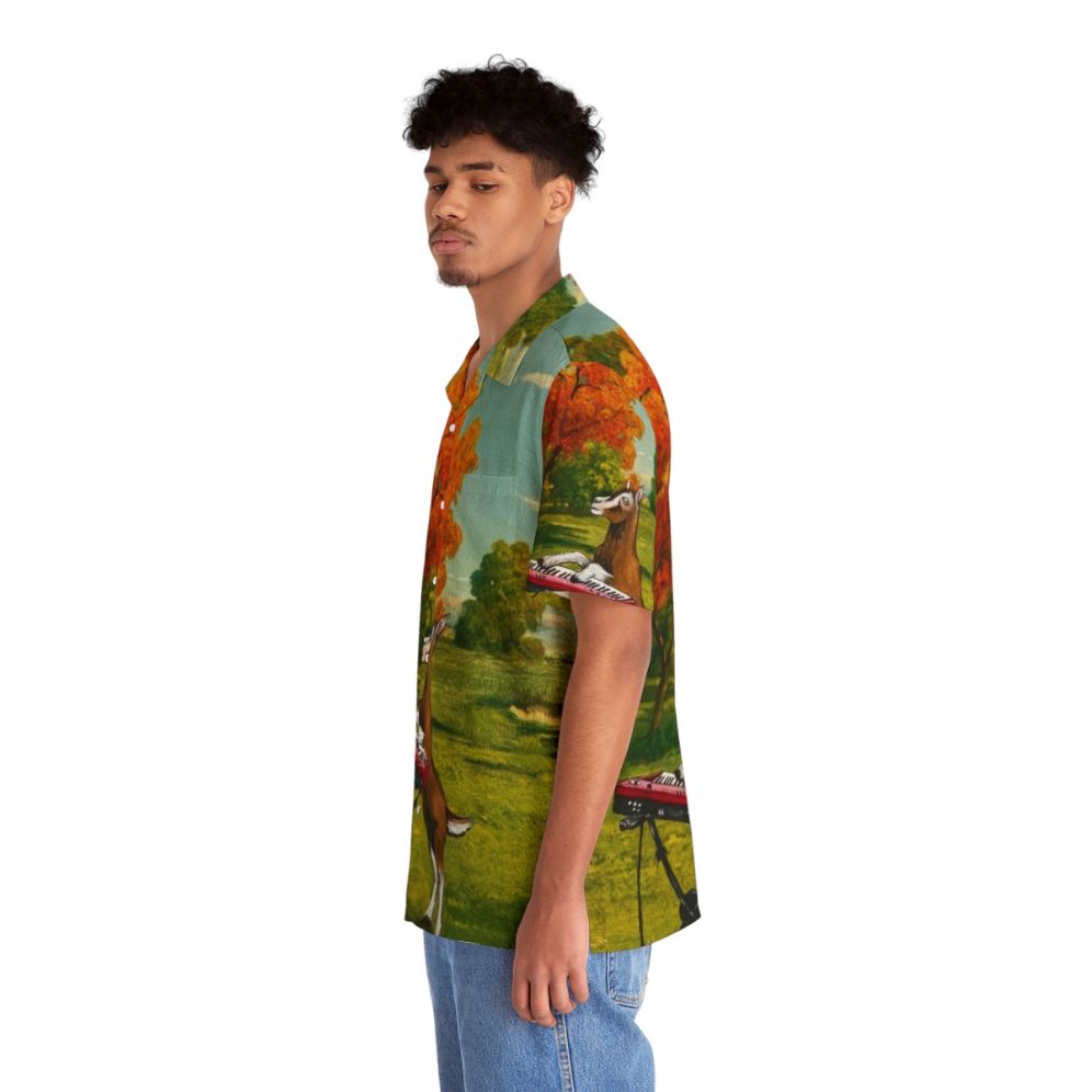 Charming Hawaiian Shirt with Country Music Motifs - People Left