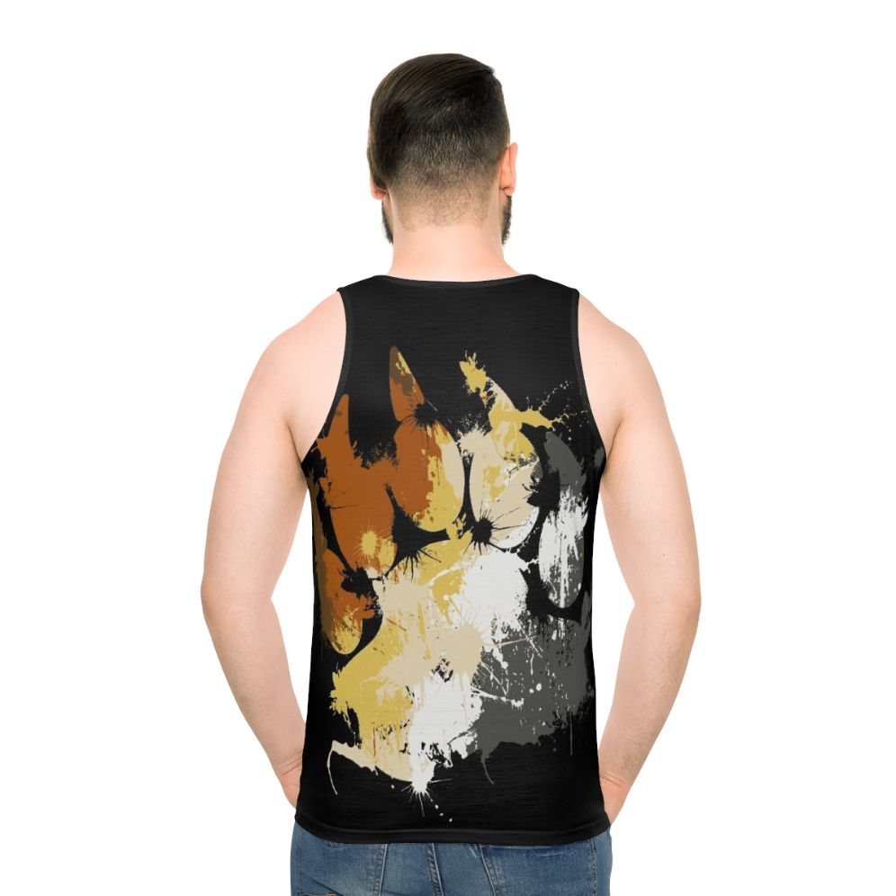 Gay Bear Pride Unisex Tank Top - men back