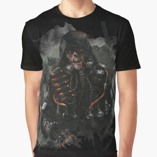 Scarecrow Graphic Tee - Arkham Knight DC Comics Horror Design