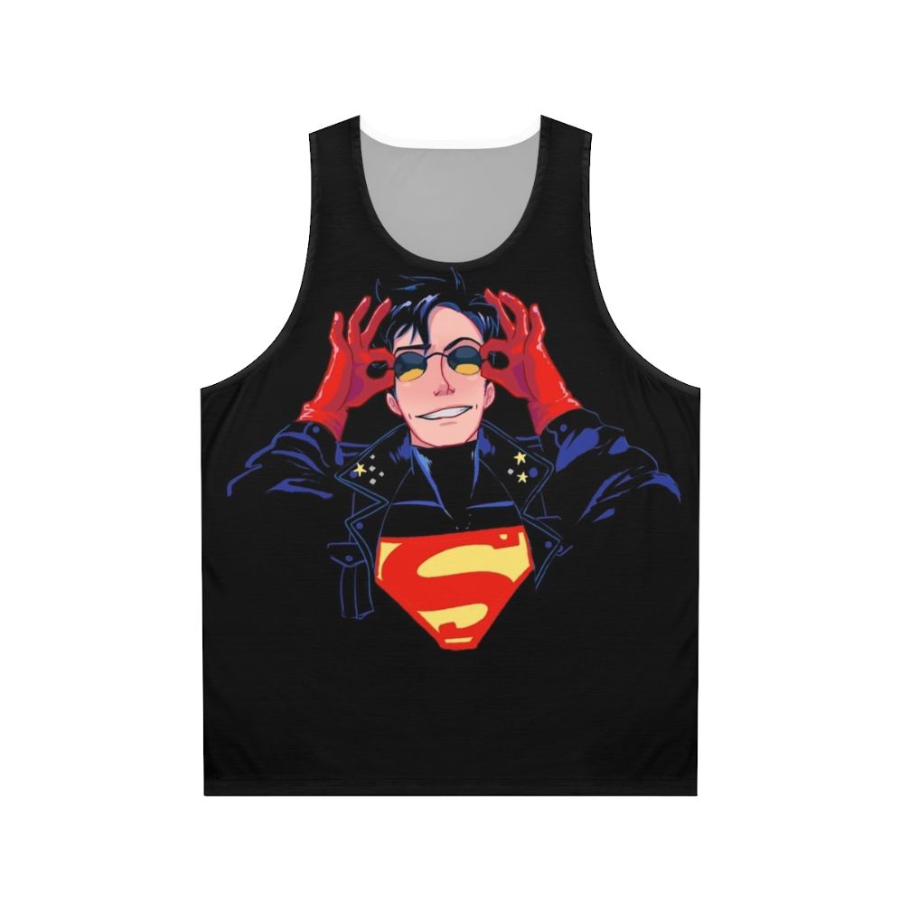 90s superhero unisex tank top