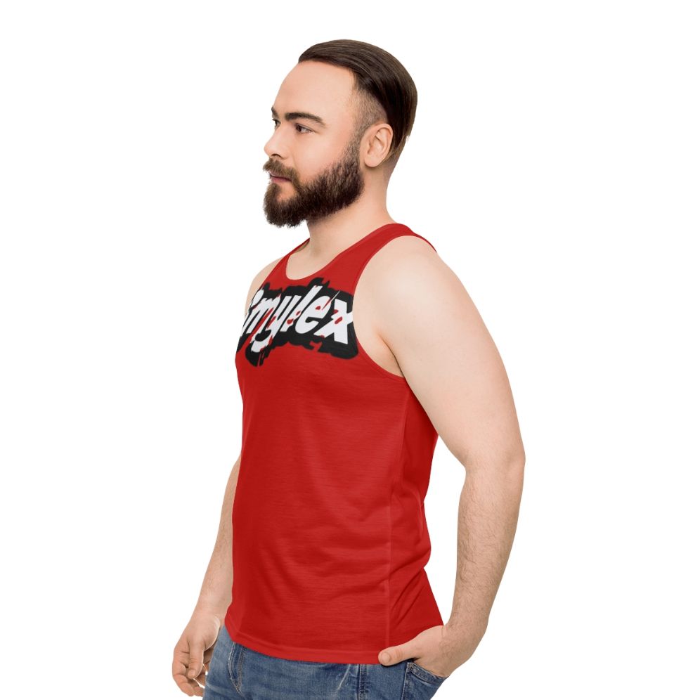 Smylex unisex harley quinn inspired lego tank top - men side