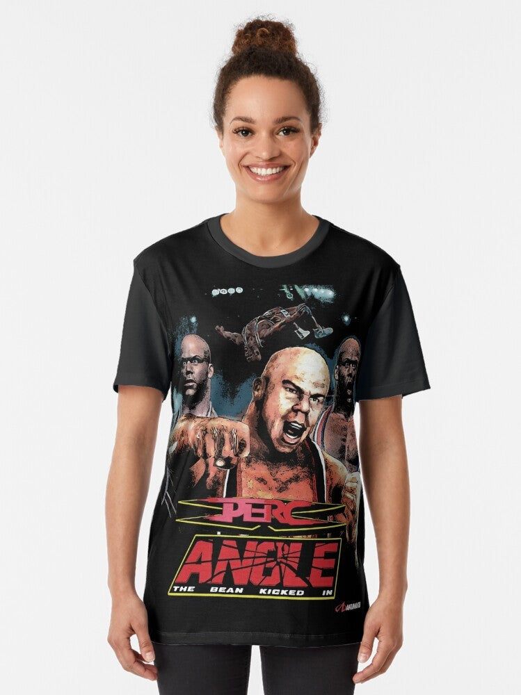 Perc Angle Kurt Wrestling Graphic T-Shirt - Women