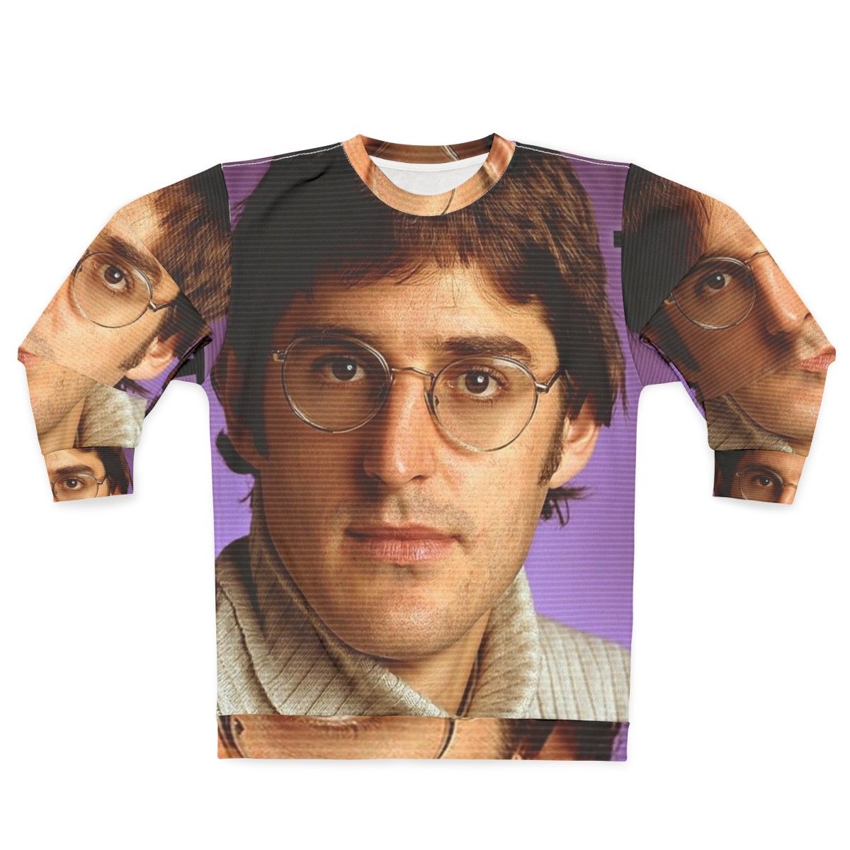 Louis Theroux Retro BBC Documentary All Over Print Sweatshirt