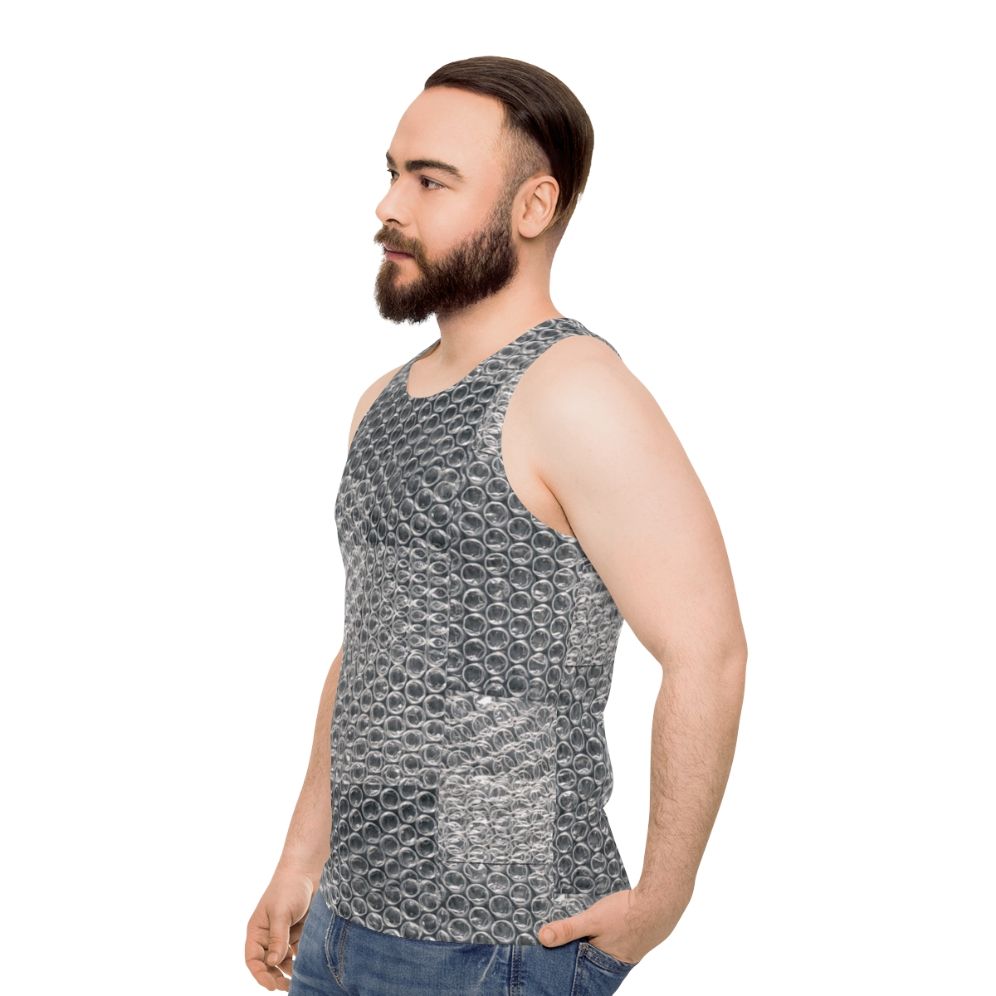 Bubble Wrap Unisex Tank Top - men side