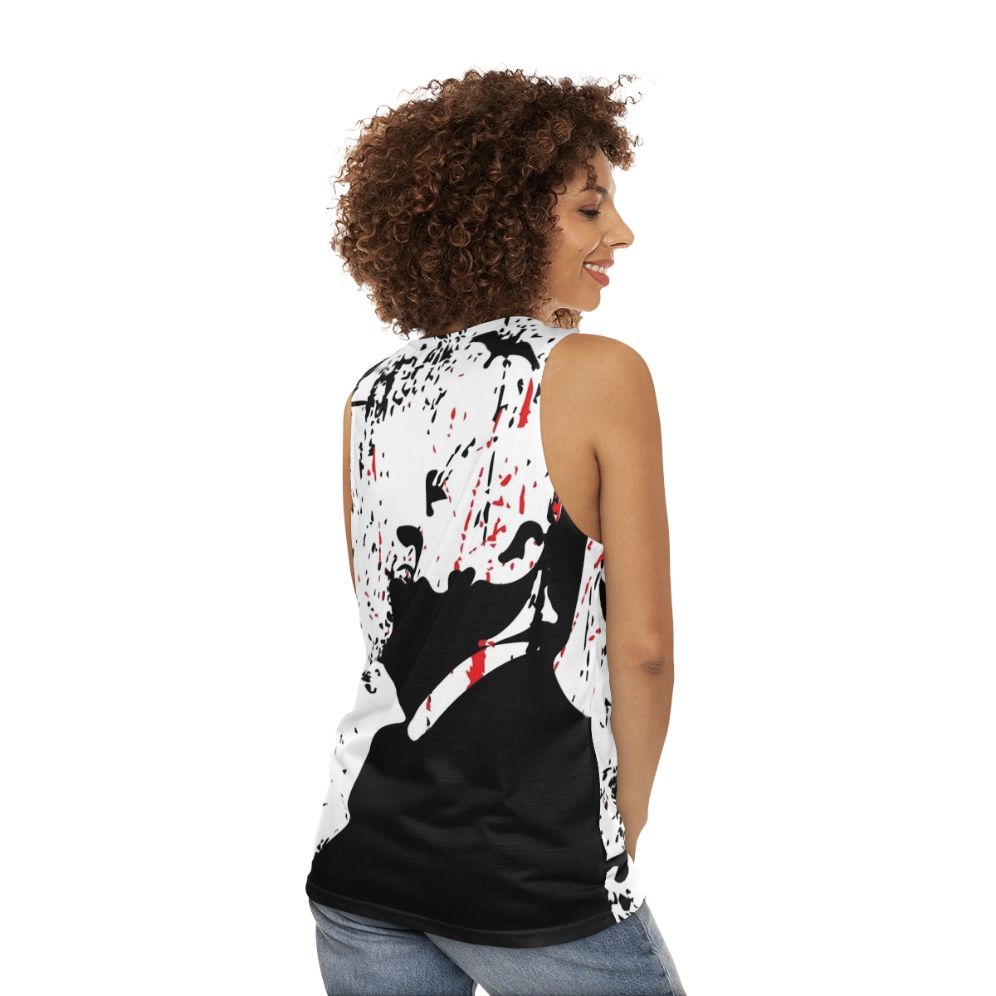 Alfred Hitchcock "Master of Suspense" Unisex Tank Top - women back