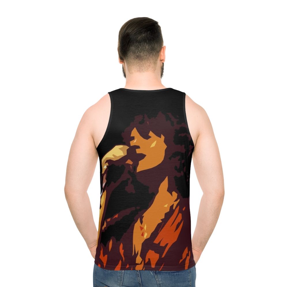 Jon Anderson Progressive Rock Unisex Tank Top - men back