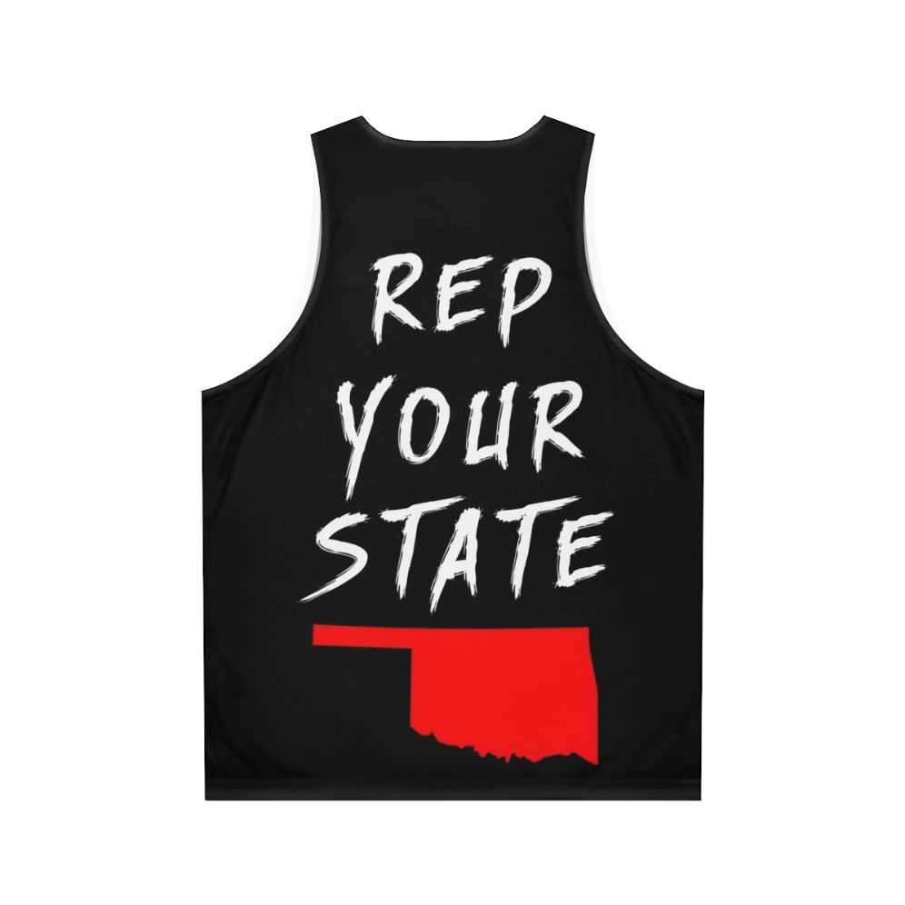 Oklahoma state pride unisex graphic tank top - Back