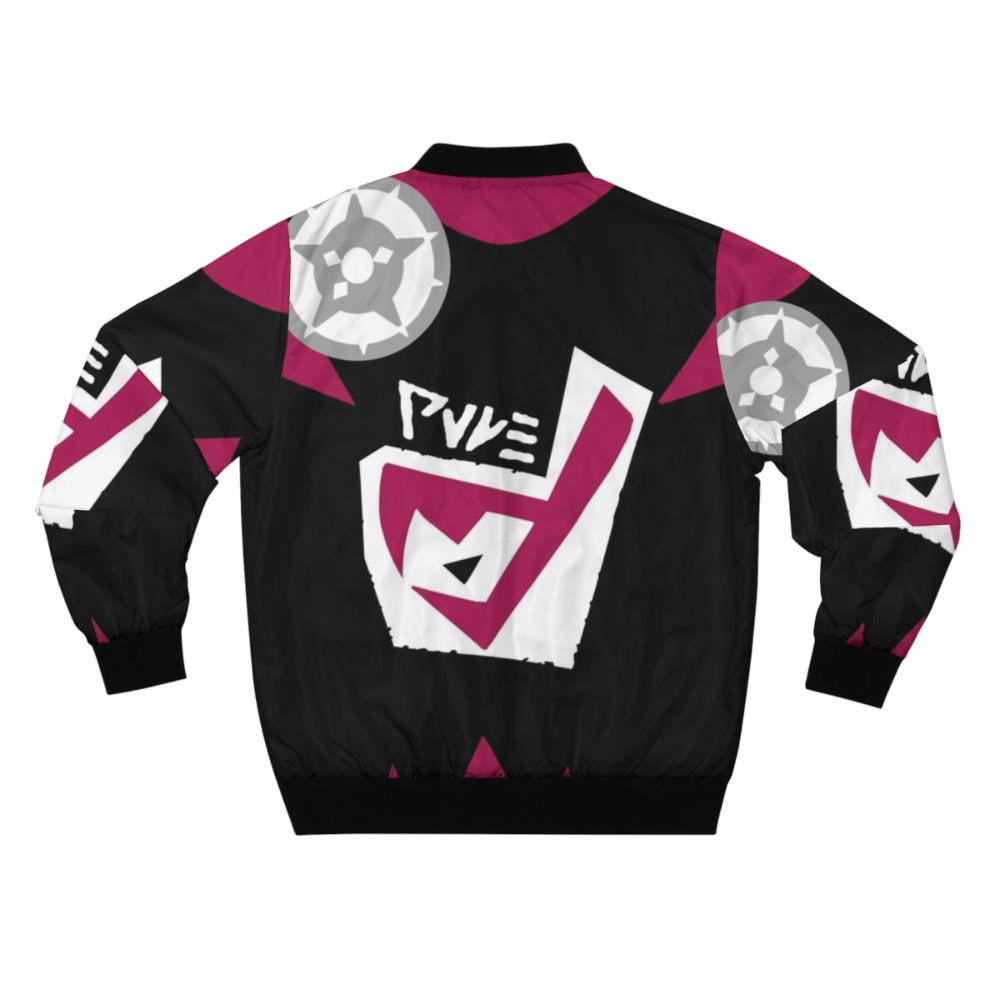 Team Yell V1 Bomber Jacket - Anime Cosplay Apparel - Back