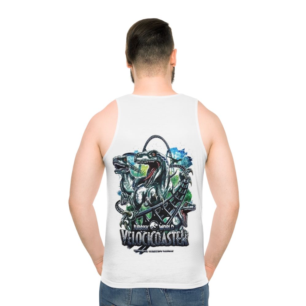 Velocicoaster Unisex Tank Top - men back