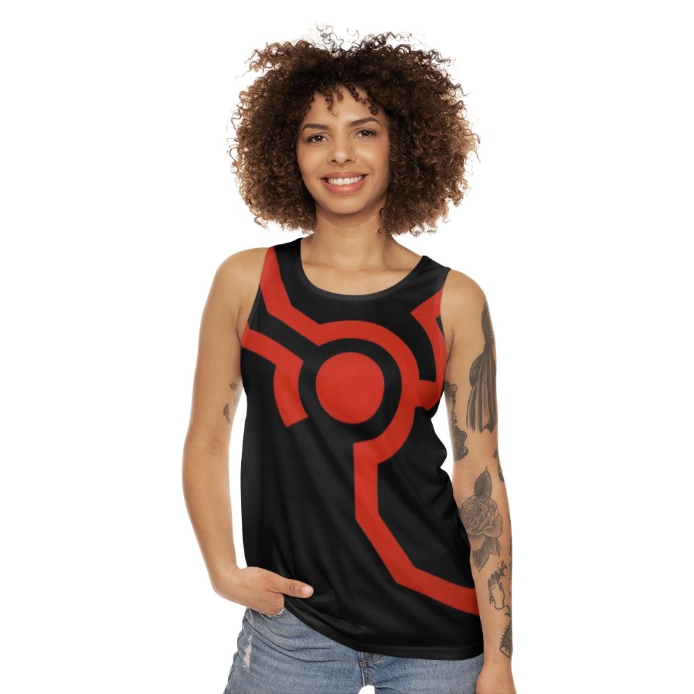 Unisex tank top in modern style - women