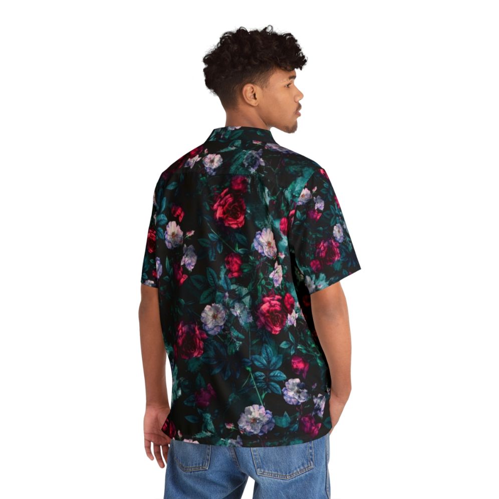 Vintage floral abstract Hawaiian shirt - People Back