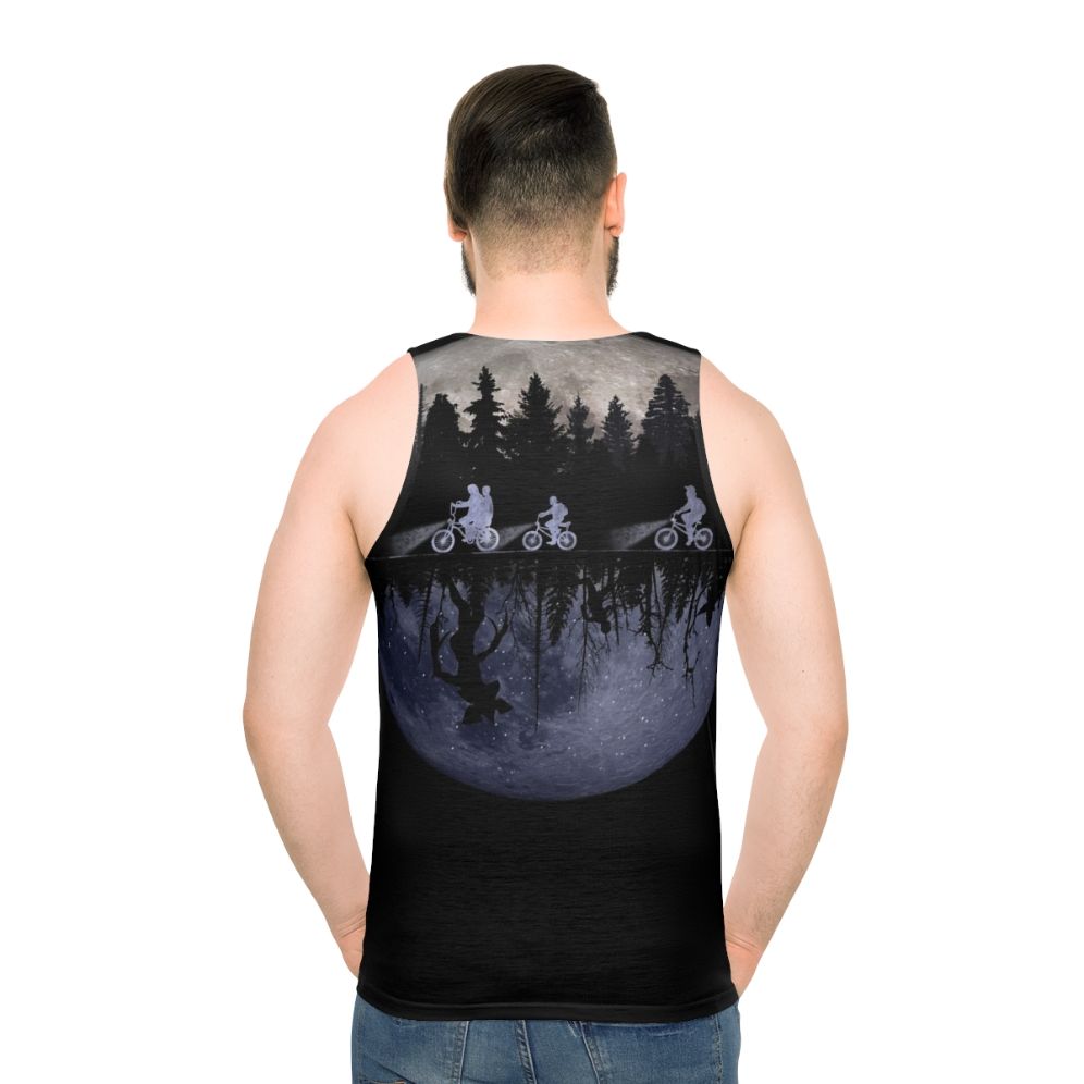 Stranger Things Upside Down Unisex Tank Top - men back