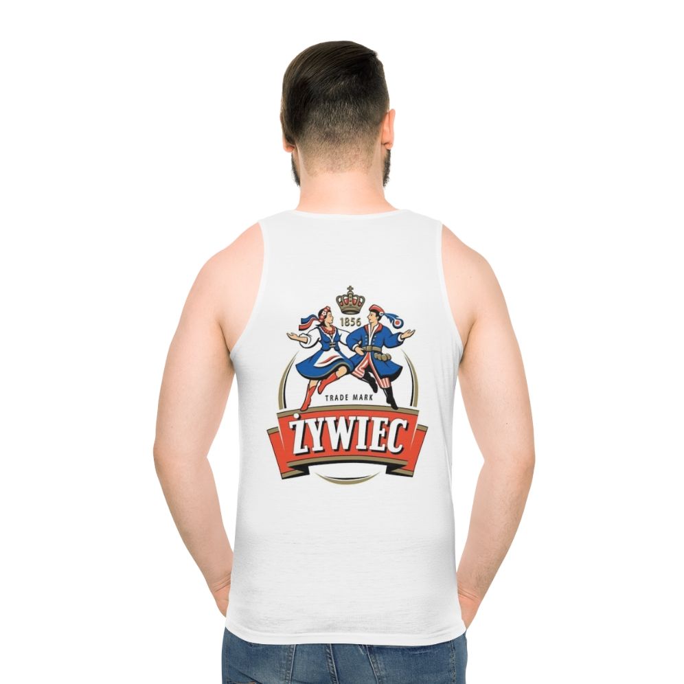 Zywiec Polska Beer Polish Unisex Tank Top - men back