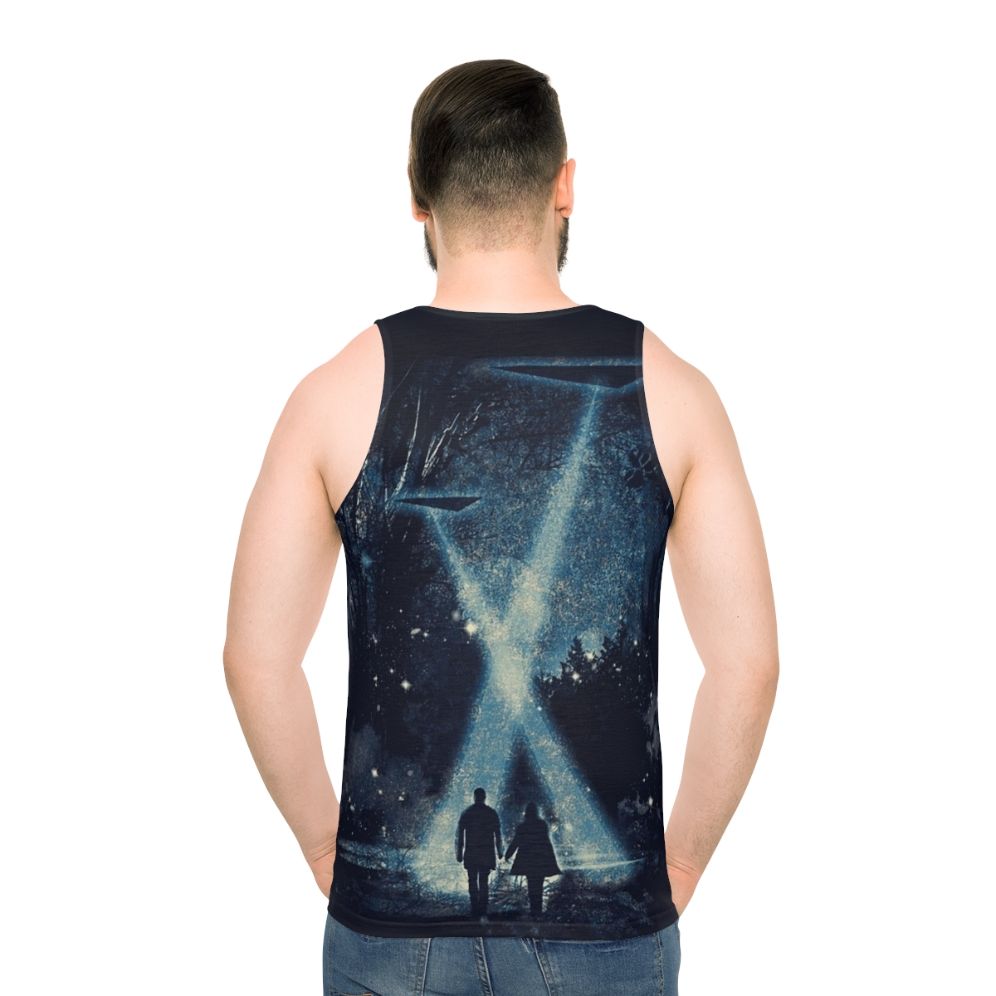 Unisex X-Files Inspired Tank Top - men back