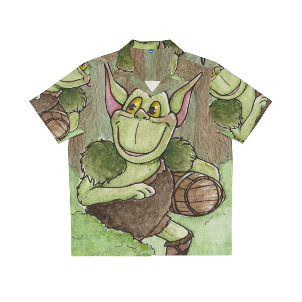 Faithful Toadie 80s Hawaiian Shirt with Disney cartoon fantasy design