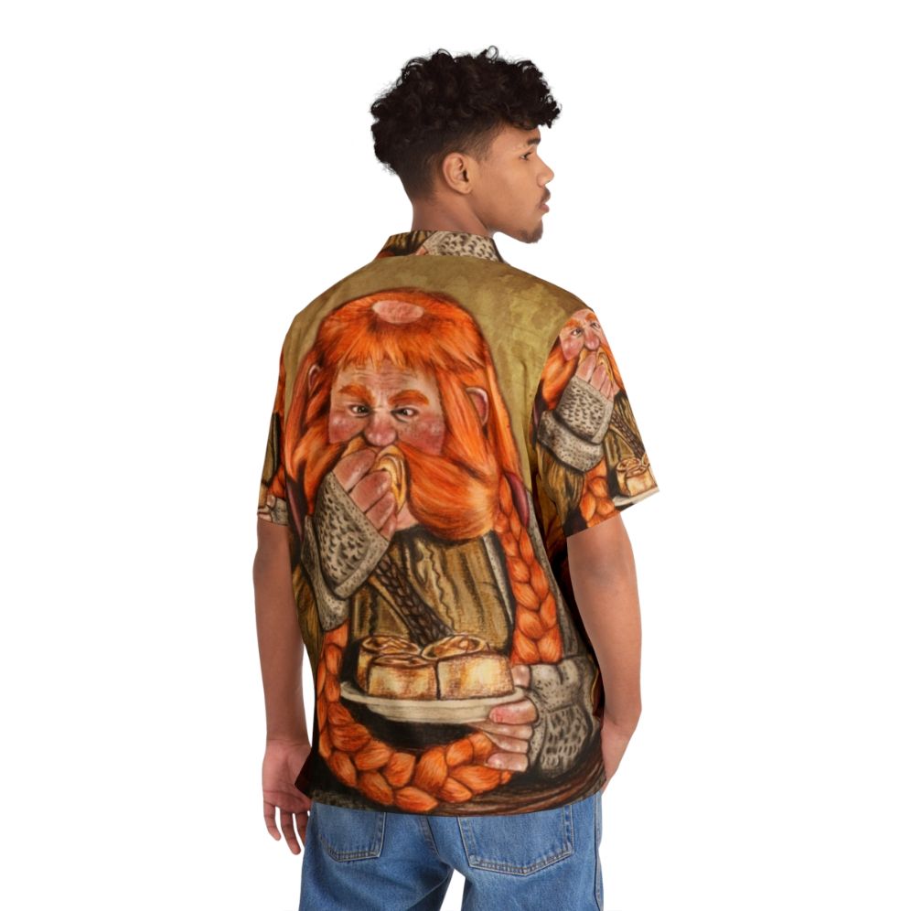 Bombur Big & Tall Tropical Hawaiian Shirt - People Back