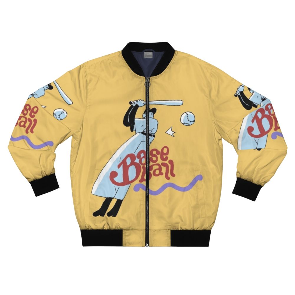 Baseball Bomber Jacket with OFF Design