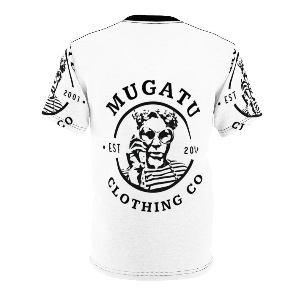 Zoolander-Inspired Mugatu Comedy T-Shirt featuring the character Mugatu from the film Zoolander - Back