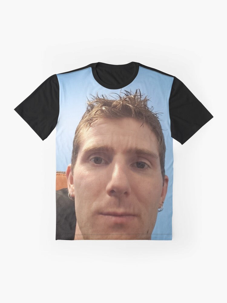 Linus Tech Tips Meme Graphic T-Shirt - Flat lay