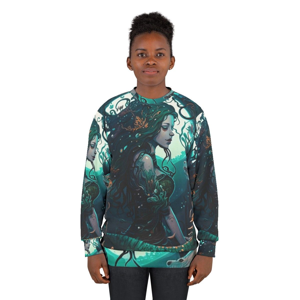 Mythical Sea Creatures Fantasy Sweatshirt - women