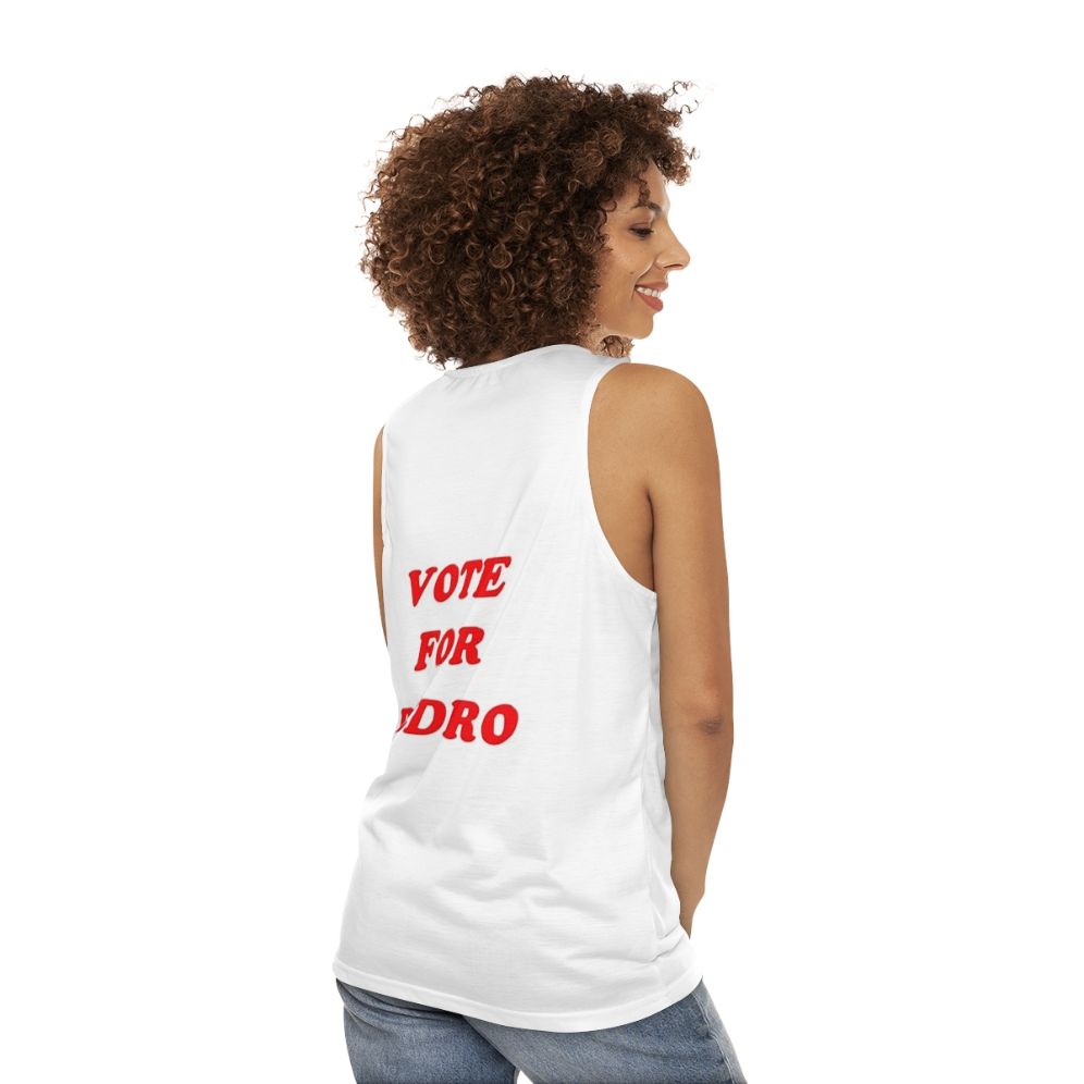 Vote for Pedro Unisex Tank Top - women back