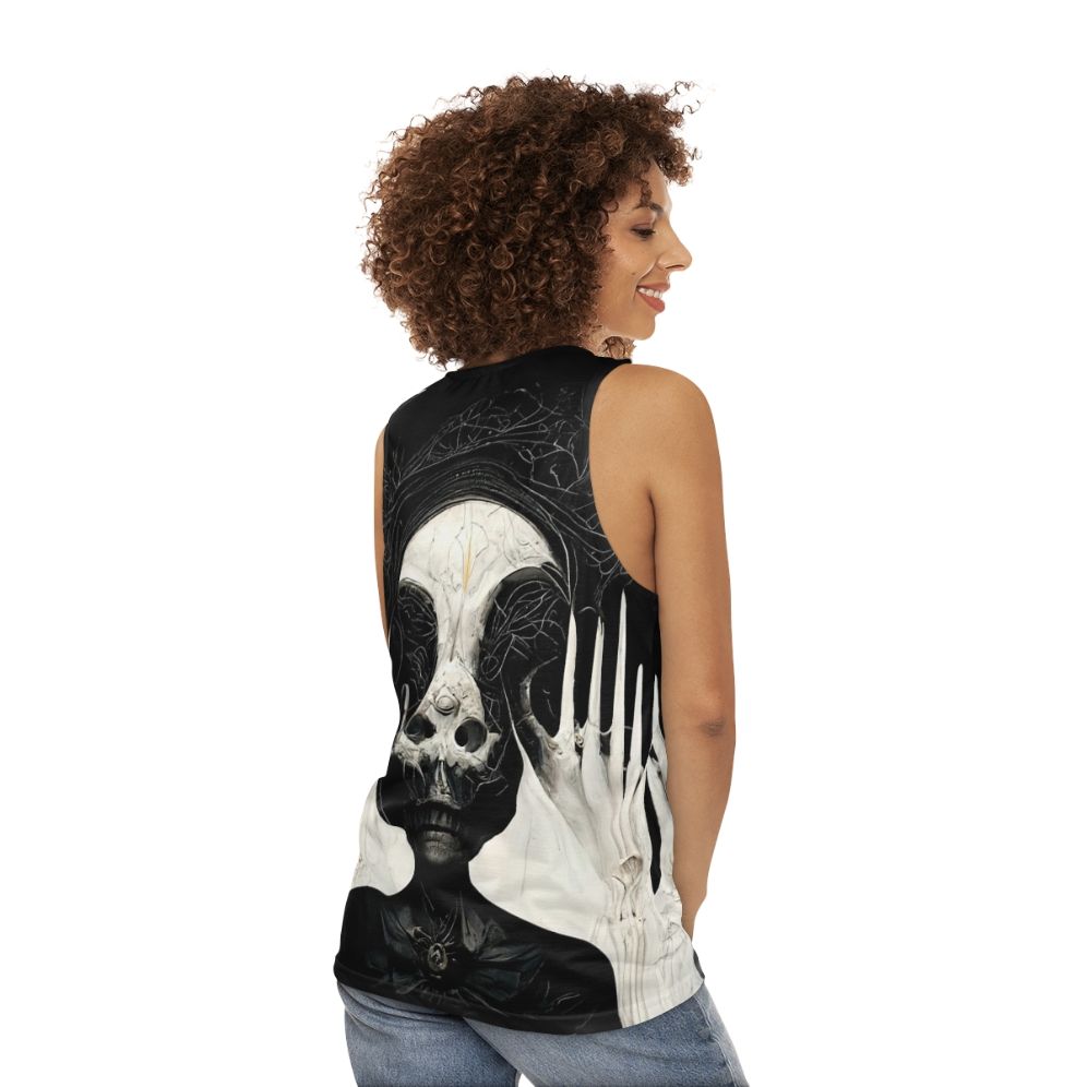 HR Giger Necronomicon Unisex Tank Top - women back