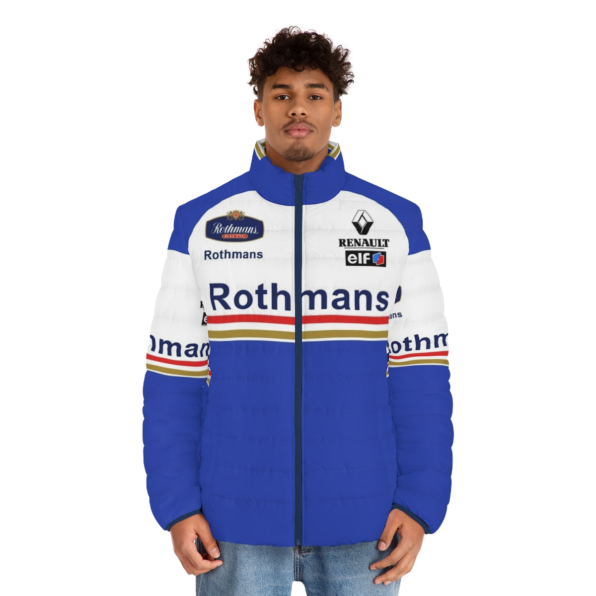 Gp2 Tribute Williams Puffer Jacket - Racing-inspired design with warm insulation - men front