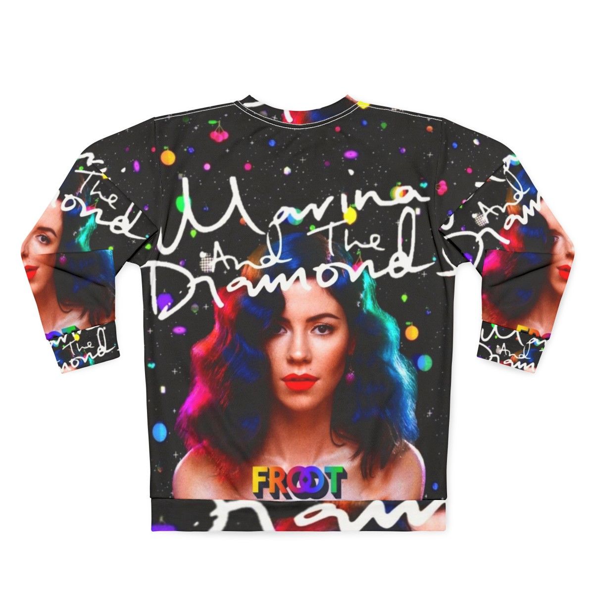 Marina And The Diamonds Froot Galaxy Sweatshirt - Back