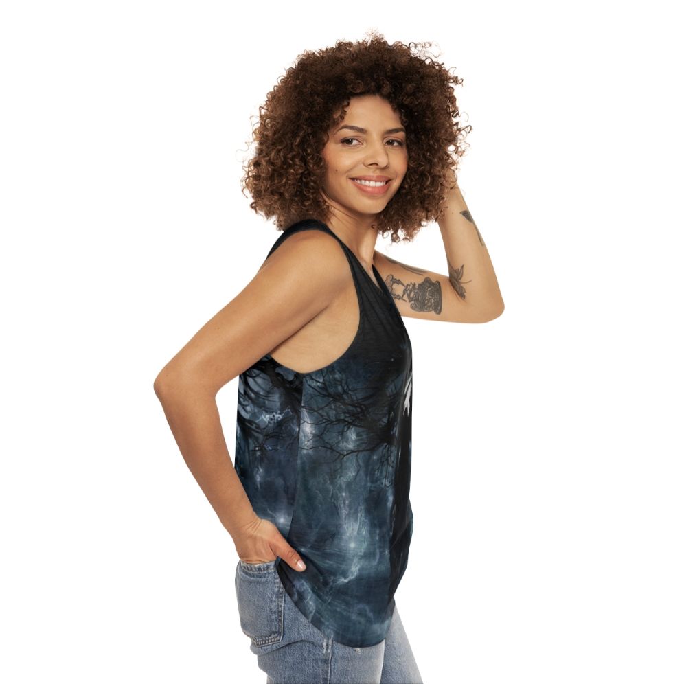 Trees of Eternity Aleah Unisex Metal Band Tank Top - women side