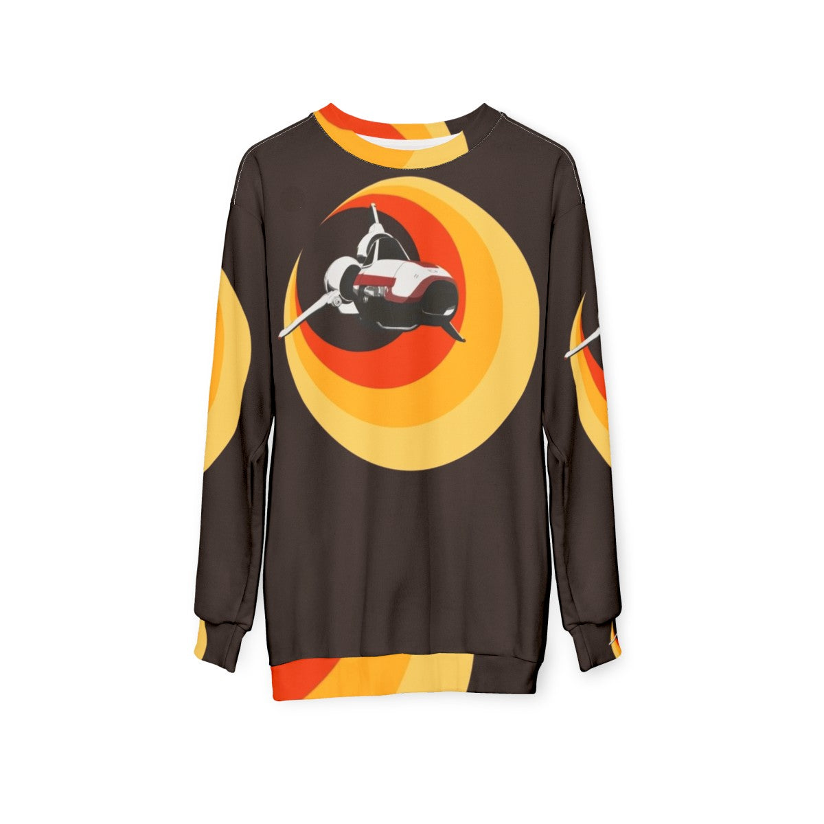 Turbo Boost Sci-Fi Retro Sweatshirt - hanging