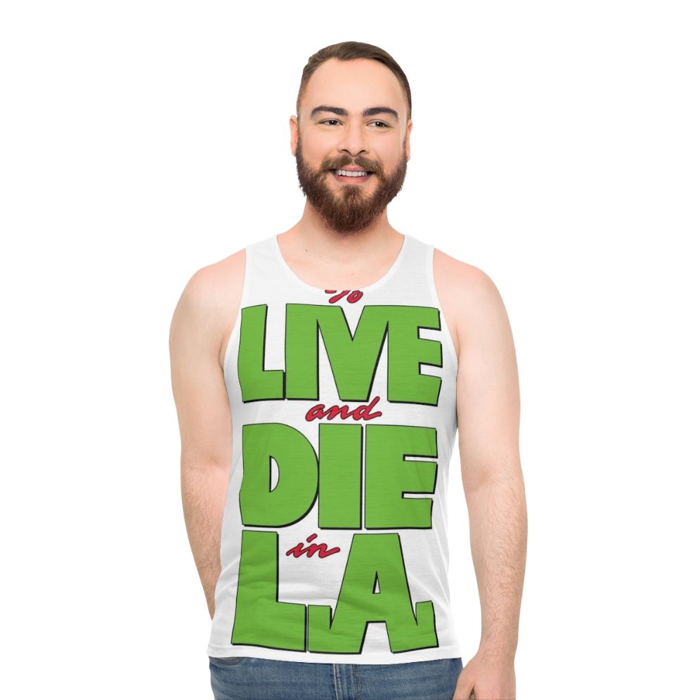 To Live And Die In LA' Unisex Tank Top - men