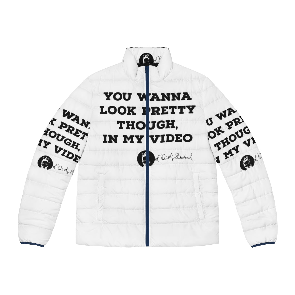 ODB-inspired puffer jacket with bold streetwear style