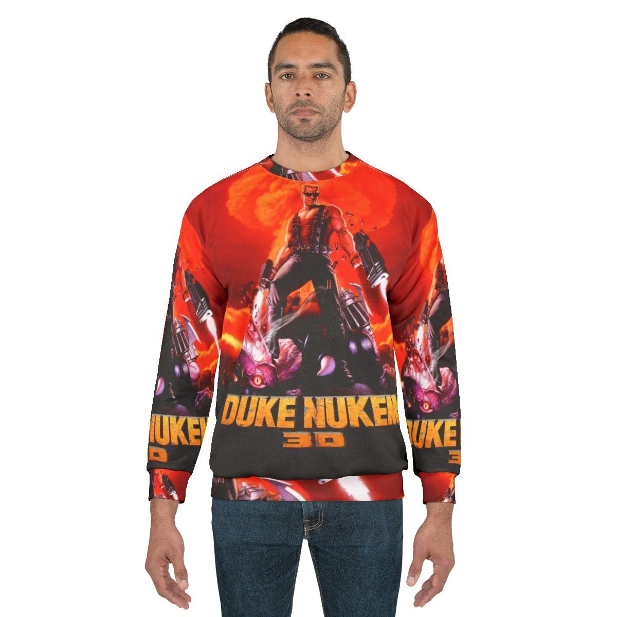 Duke Nukem 3D Retro Gaming Sweatshirt - men